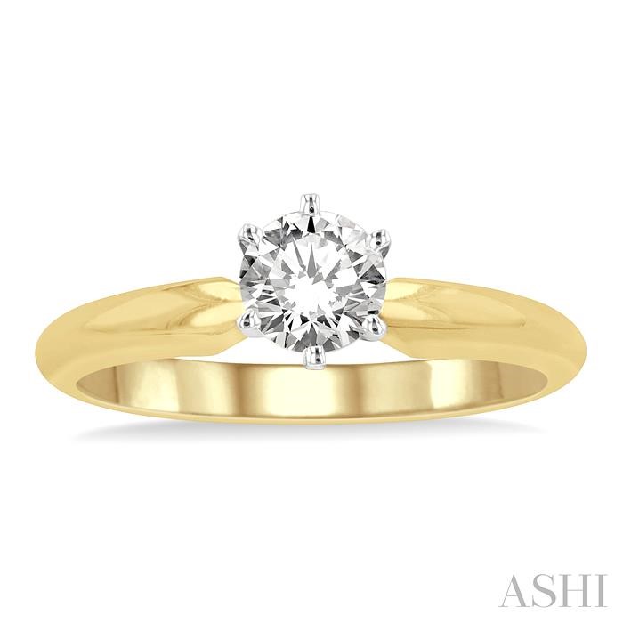 ROUND SHAPE DIAMOND SOLITAIRE RING - Image 2