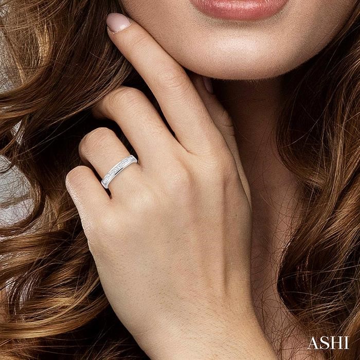 Channel Set Diamond Wedding Band - Image 4
