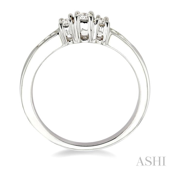 PAST PRESENT & FUTURE DIAMOND ENGAGEMENT RING - Image 3