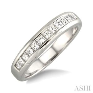 CHANNEL SET DIAMOND WEDDING BAND