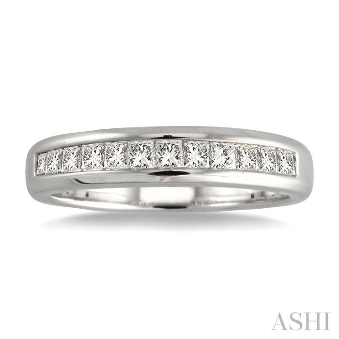 CHANNEL SET DIAMOND WEDDING BAND - Image 2