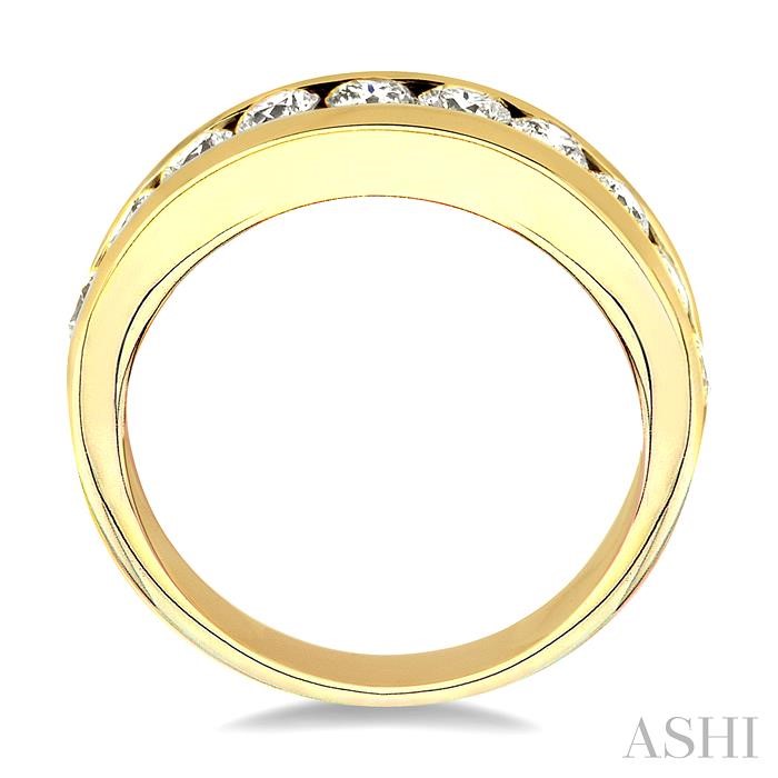 CHANNEL SET DIAMOND WEDDING BAND - Image 3