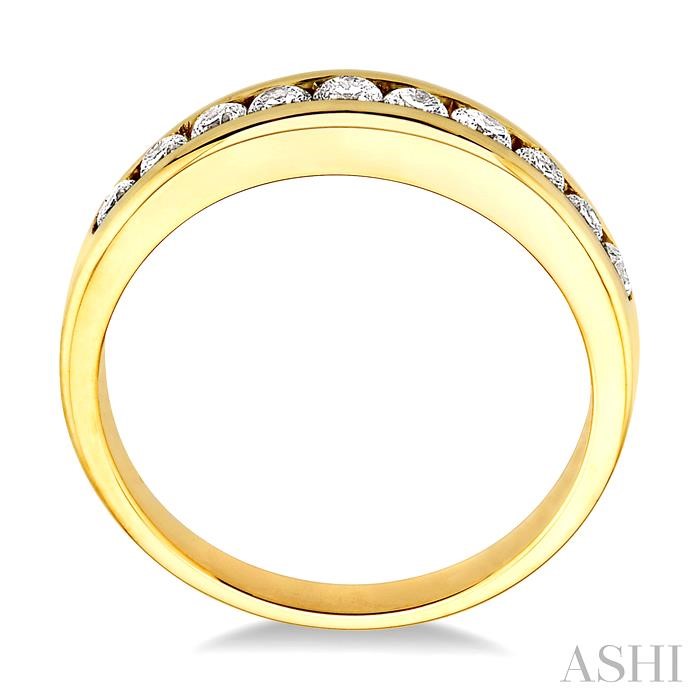 Channel Set Diamond Wedding Band - Image 3