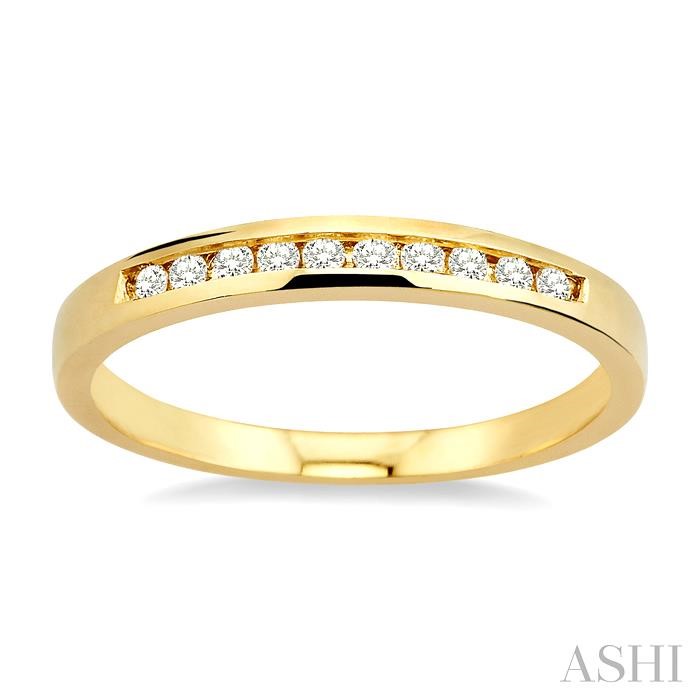 CHANNEL SET DIAMOND WEDDING BAND - Image 2