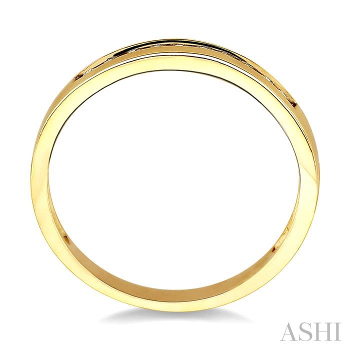 CHANNEL SET DIAMOND WEDDING BAND - Image 3