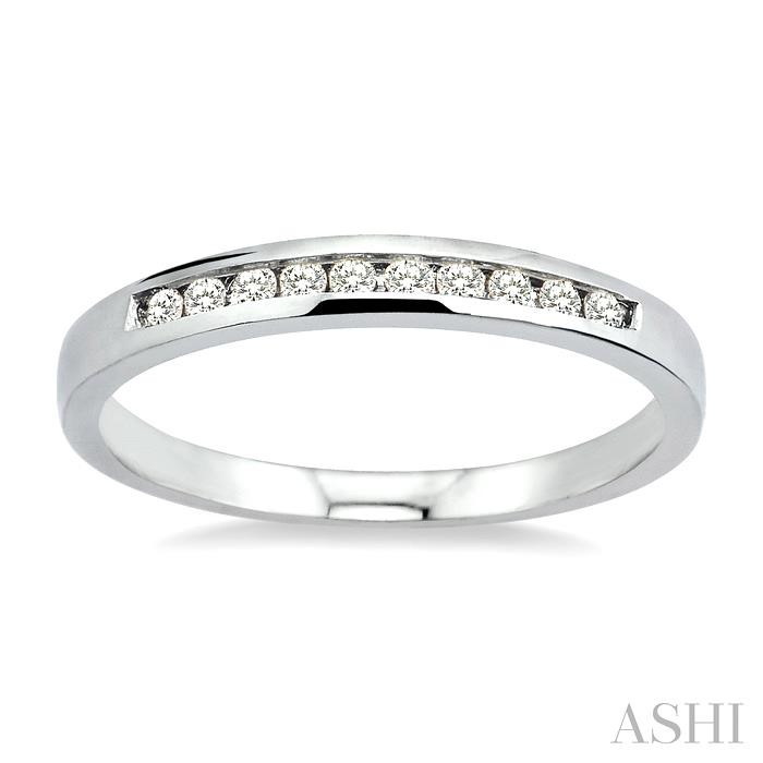 Channel Set Diamond Wedding Band - Image 2