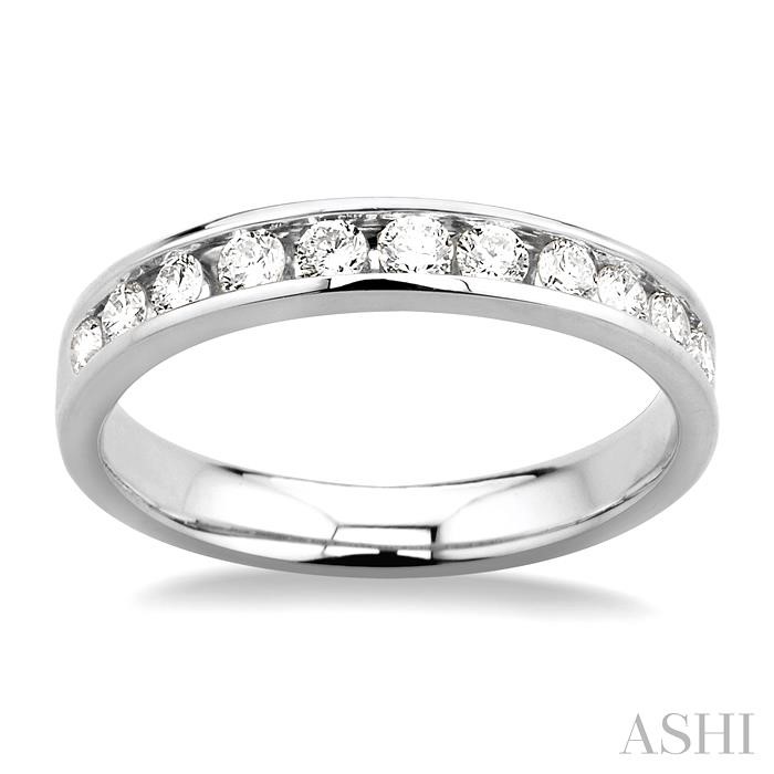 Channel Set Diamond Wedding Band - Image 2