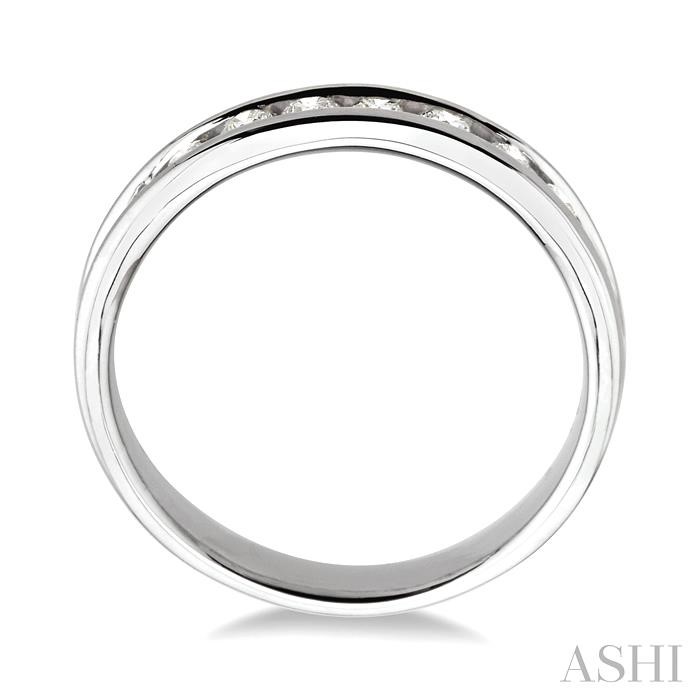 Channel Set Diamond Wedding Band - Image 3