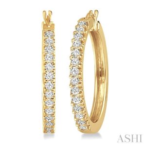DIAMOND HOOP EARRINGS