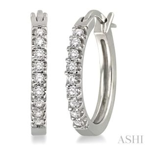 DIAMOND HOOP EARRINGS