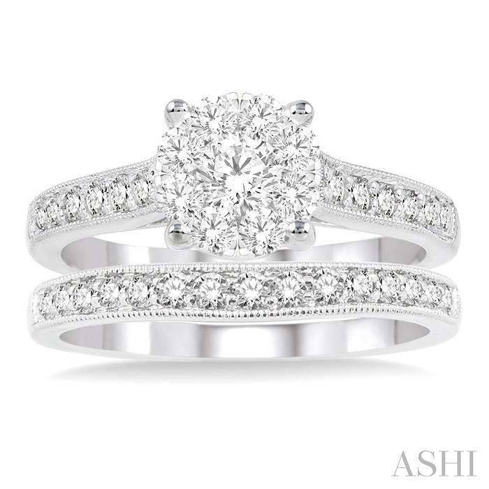Round Shape Lovebright Diamond Wedding Set - Image 2