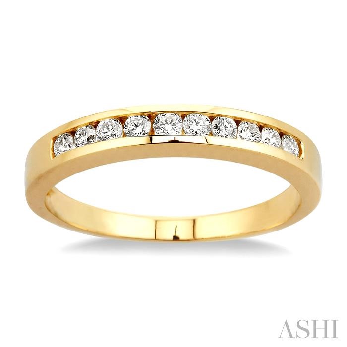 Channel Set Diamond Wedding Band - Image 2