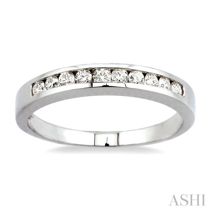 Channel Set Diamond Wedding Band - Image 2