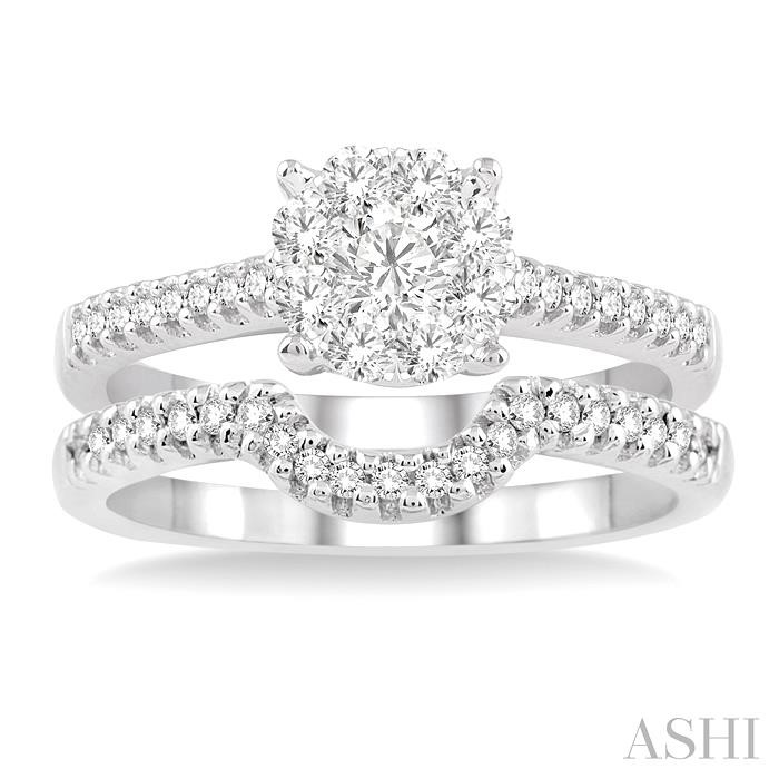 ROUND SHAPE LOVEBRIGHT DIAMOND WEDDING SET - Image 2