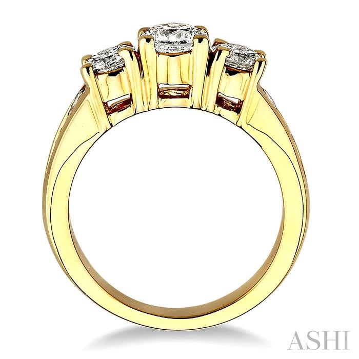 PAST PRESENT & FUTURE DIAMOND ENGAGEMENT RING - Image 3