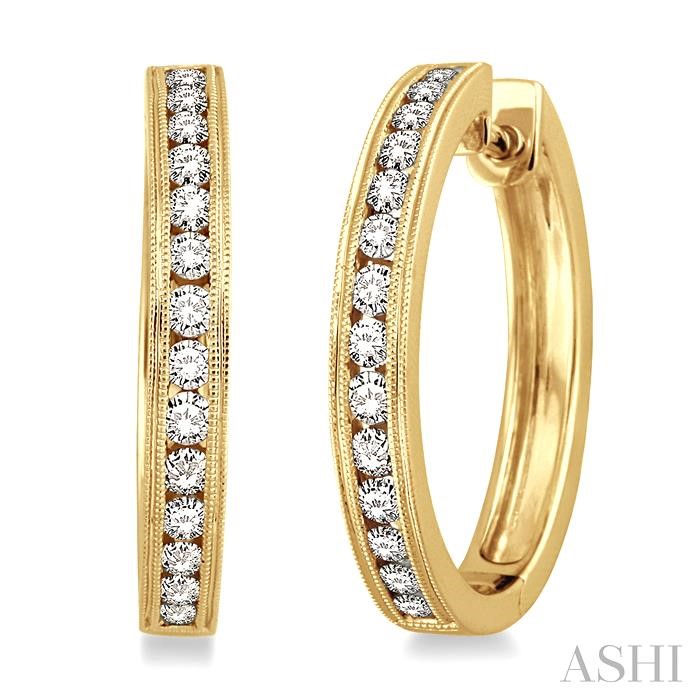 DIAMOND HOOP EARRINGS