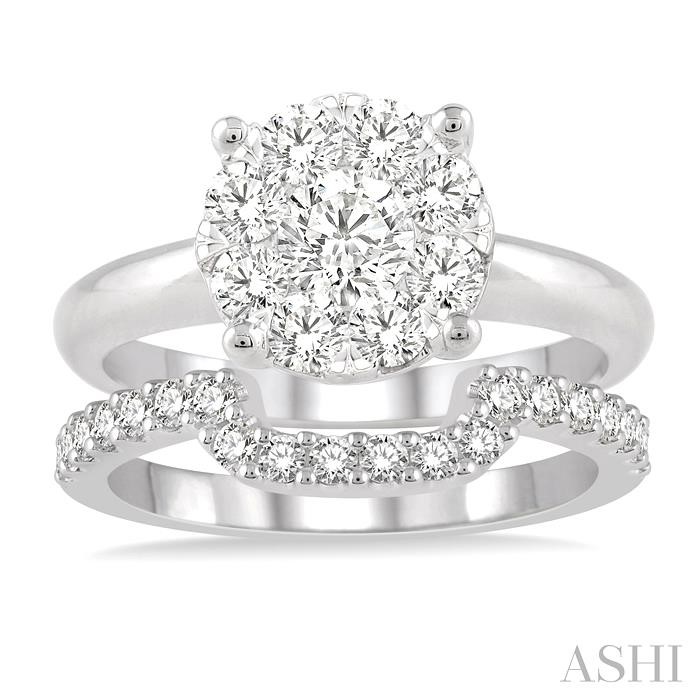 ROUND SHAPE LOVEBRIGHT DIAMOND WEDDING SET - Image 2