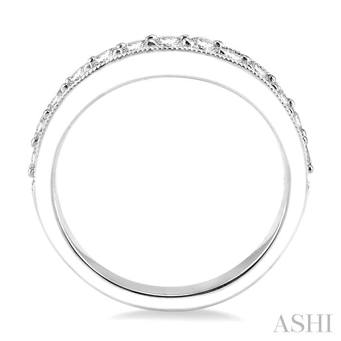 DIAMOND CURVED WEDDING BAND - Image 3