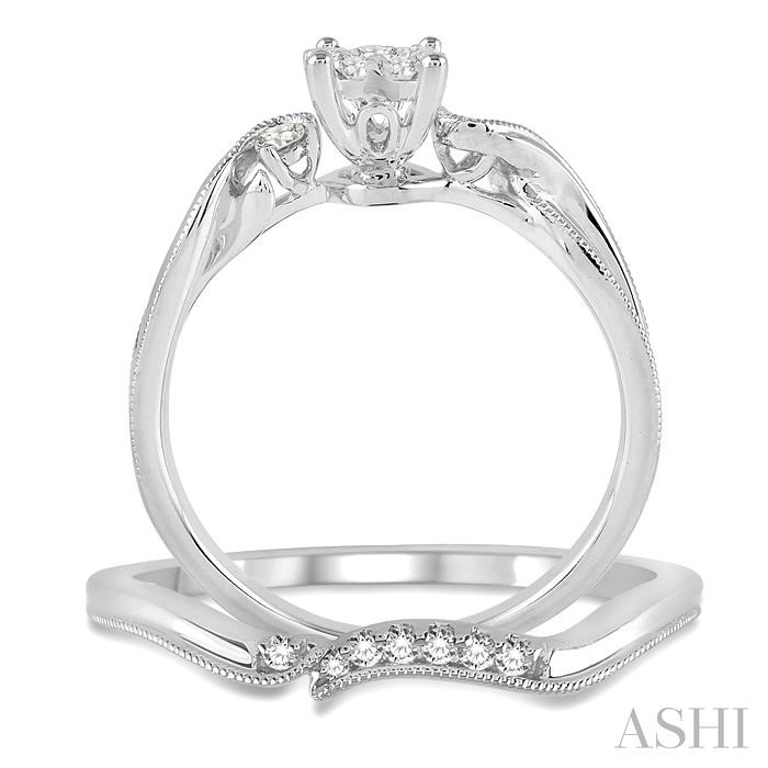 Round Shape Lovebright Diamond Wedding Set - Image 3