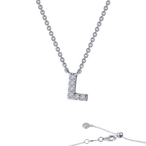 Letter L Pendant Necklace