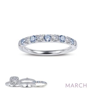 March Birthstone Ring