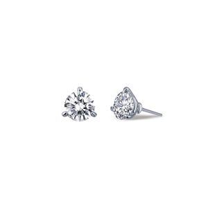 0.5 CTW 3 Prong Stud Earrings