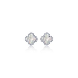 0.4 CTW Halo Stud Earrings