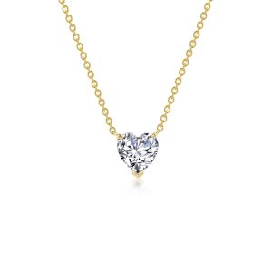 Heart Solitaire Necklace