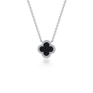 0.49 CTW Halo Necklace