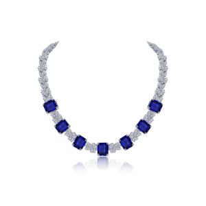60.89 CTW Regal Choker Necklace