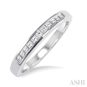 CHANNEL SET DIAMOND WEDDING BAND