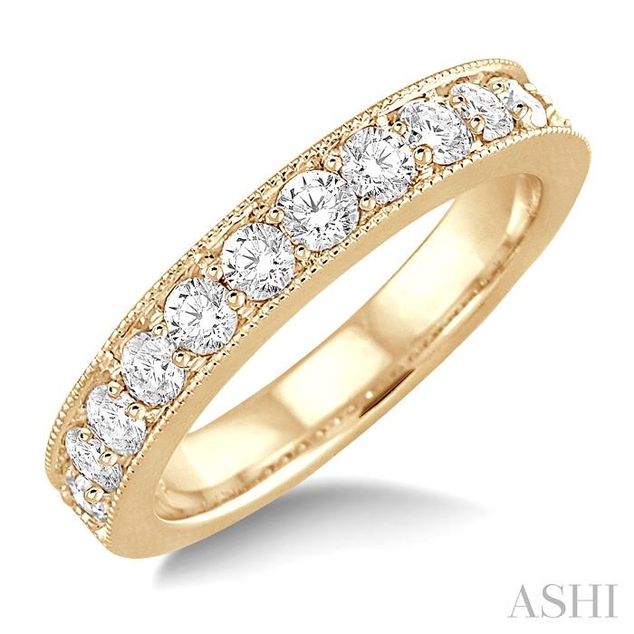Channel Set Diamond Wedding Band