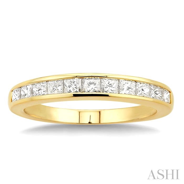 CHANNEL SET DIAMOND WEDDING BAND - Image 2