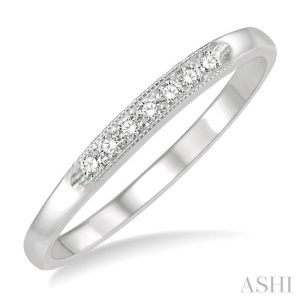 7 Stone Diamond Wedding Band