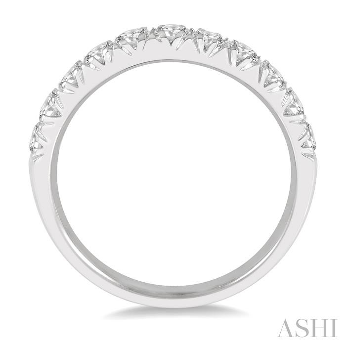 11 Stone Diamond Wedding Band - Image 3