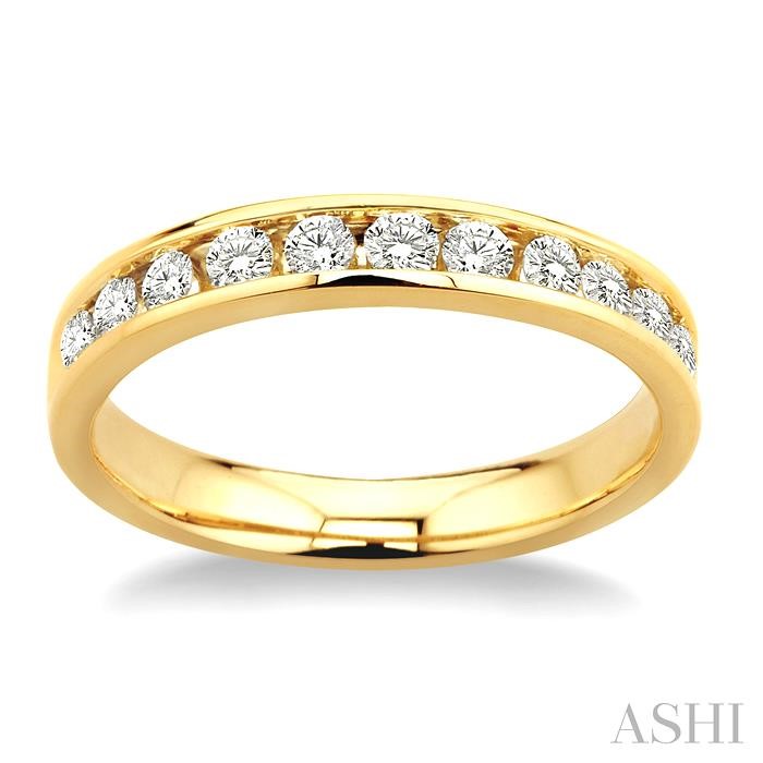 Channel Set Diamond Wedding Band - Image 2