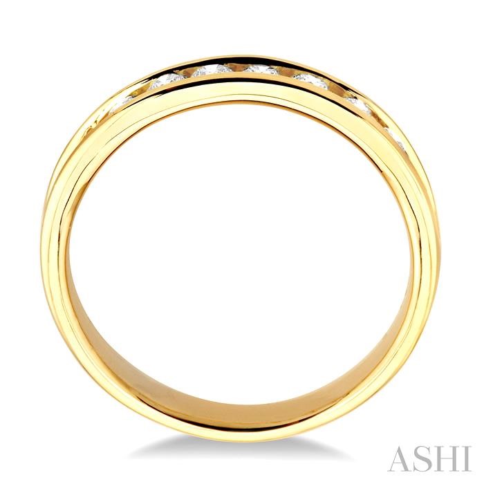Channel Set Diamond Wedding Band - Image 3