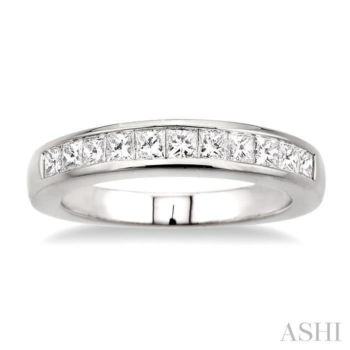 Channel Set Diamond Wedding Band - Image 2