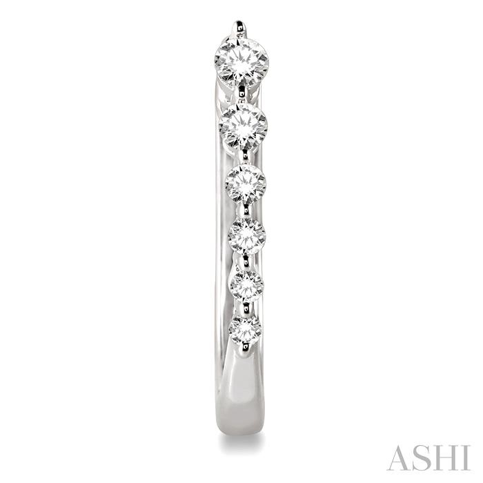 Journey Diamond Hoop Earrings - Image 2