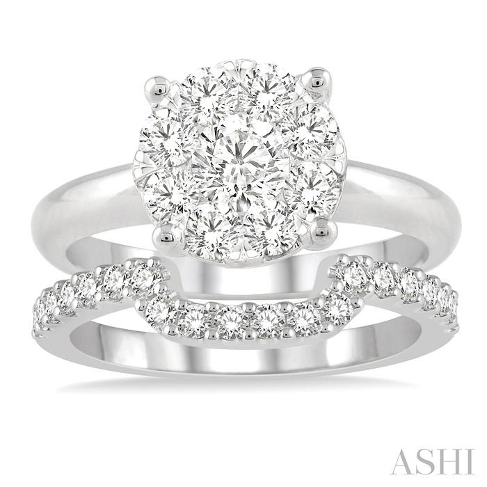 Round Shape Lovebright Diamond Wedding Set - Image 2