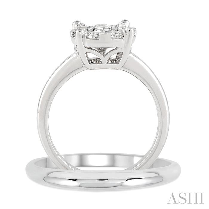 Round Shape Lovebright Diamond Wedding Set - Image 3