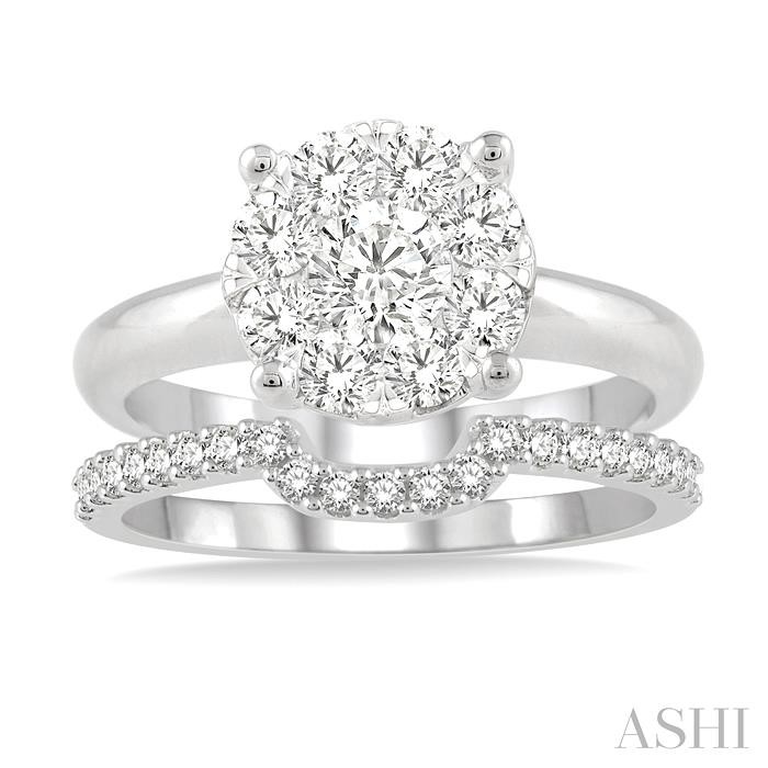 Round Shape Lovebright Diamond Wedding Set - Image 2