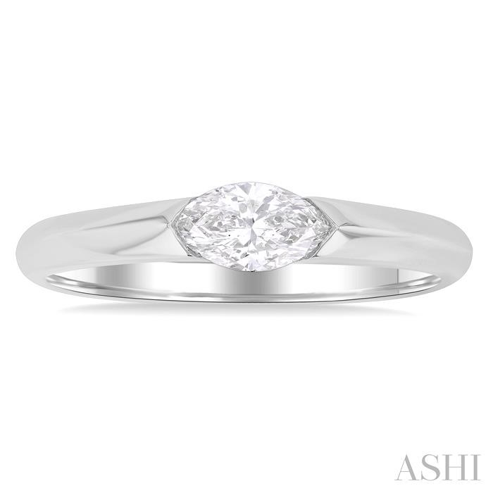 Marquise Shape East-West Diamond Ring - Image 2