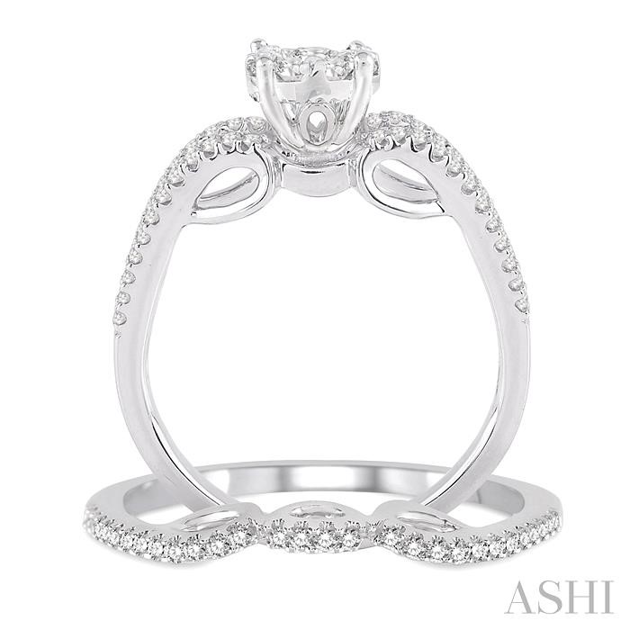Round Shape Lovebright Diamond Wedding Set - Image 3