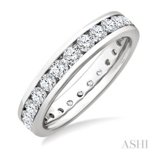 Channel Set Eternity Diamond Wedding Band